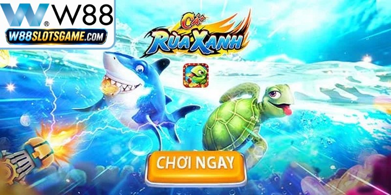 Khám phá giao diện đồ họa đỉnh cao khi tham gia bắn cá rùa xanh W88