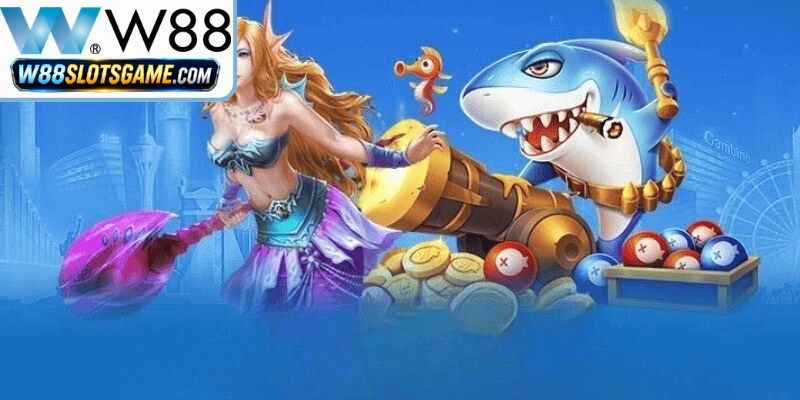 Hệ thống sinh vật phong phú trong tựa game bắn cá tiểu tiên cá W88