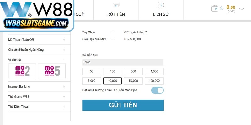 Nạp Tiền W88 - Hướng Dẫn Từng Bước Giao Dịch An Toàn Nhất 7 Các câu hỏi thường gặp về giao dịch nạp tiền tại W88
